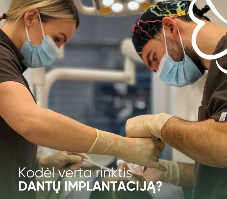 Kodėl net 8 iš 10 pacientų renkasi dantų implantaciją, o ne išimamą dantų protezą?